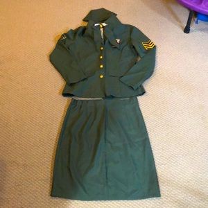 Sexy Wartime officer women costume sz medium